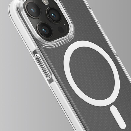 PURO LITE MAG PRO - Pouzdro MagSafe pro iPhone 15 Pro (průhledné)