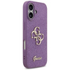 ETUI DO IPHONE 17 GUESS ORYGINALNE FIOLETOWE BROKATOWE ELEGANCKIE MODNE