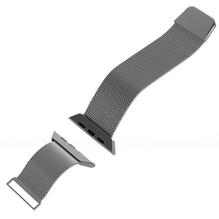 Puro Milanese Magnetic Band - Stainless Steel Strap for Apple Watch 42/44/45/49 mm (silver)