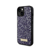 Guess Strass Metall Logo - iPhone 15 Tasche (rosa)