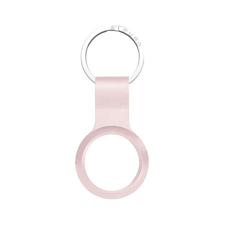 PURO ICON Case - Silicone keychain for Apple AirTag (sand pink)