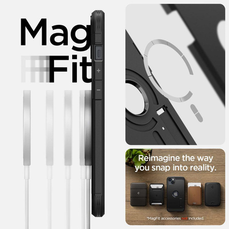 Spigen Tough Armor MagFit - pouzdro MagSafe pro iPhone 14 Plus (černé)