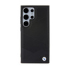 BMW Signature Leder Kreuzungslinien-Muster - Samsung Galaxy S24 Ultra Tasche (schwarz)