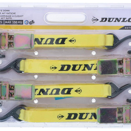 Dunlop - Fördergurte mit Spanner 4 Stück. 5.1m / 350 kg