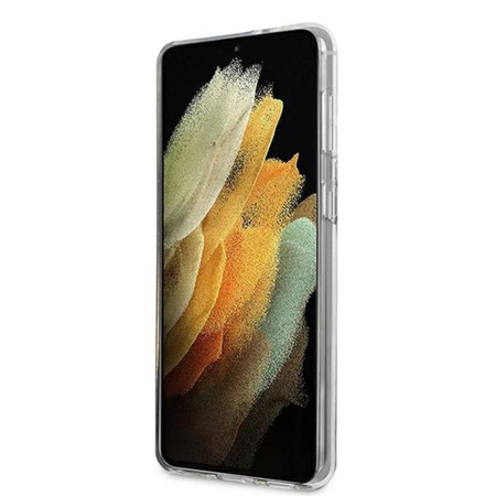 Guess Glitter Gradient Script - Samsung Galaxy S21 Case (Gold)