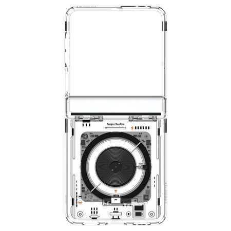 ETUI MAGSAFE SPIGEN DO GALAXY Z FLIP 7, Case Przezroczyste, Magnetyczne