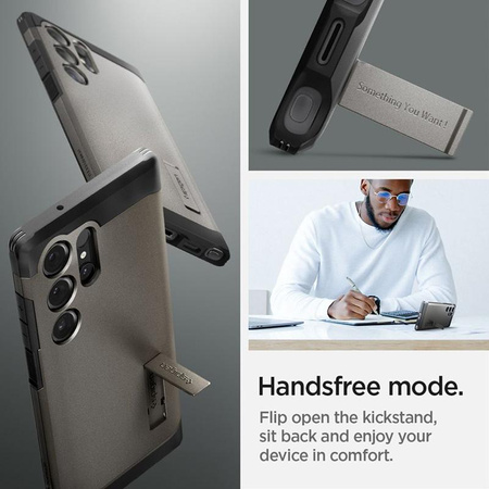Spigen Tough Armor - pouzdro pro Samsung Galaxy S24 Ultra (Gunmetal)
