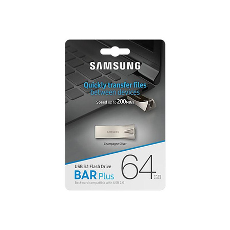 Samsung Bar Plus - 64 GB USB 3.1 Flash-Laufwerk (Champagner)