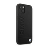 BMW Leather Hot Stamp - Coque pour iPhone 14 (Noir)