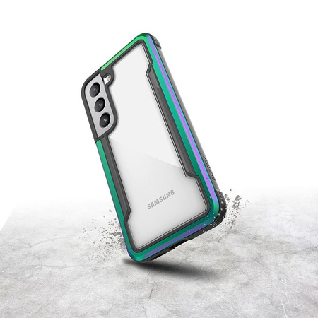 X-Doria Raptic Shield Pro - Etui Samsung Galaxy S22 5G (Protection Antimicrobienne) (Iridescent)