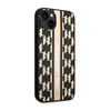 Karl Lagerfeld Monogram Stripe - iPhone 14 Plus Tasche (braun)