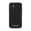 Karl Lagerfeld Quilted K Pattern - Coque pour iPhone 11 (noir)