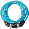 Dunlop - Bike lock with combination (Blue)