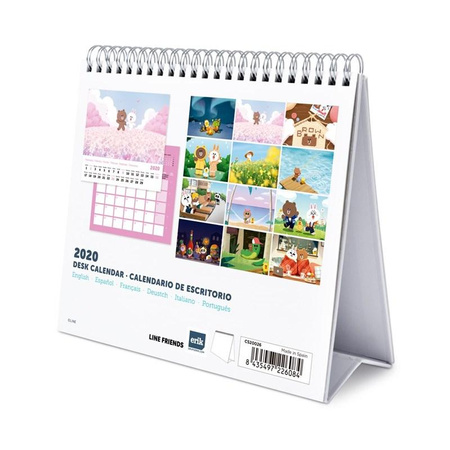 LINE FRIENDS - Daily planning calendar (20 x 17 cm)