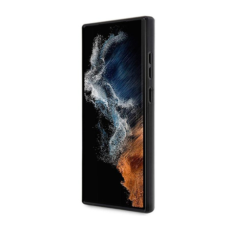 Guess Flower Collection - Hülle für Samsung Galaxy S23 Ultra (Khaki)