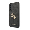 Guess 4G Großes Metall-Logo - Samsung Galaxy S23+ Tasche (grau)