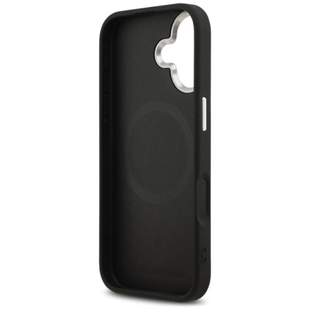 ETUI DO IPHONE 17 do MAGSAFE KARL LAGERFELD ORYGINALNE CZARNE SKÓRZANE CASE