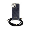 Guess Crossbody Cord 4G Print - pouzdro pro iPhone 15 (černé)