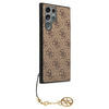 Collection Guess 4G Charms - Étui Samsung Galaxy S22 Ultra (marron)