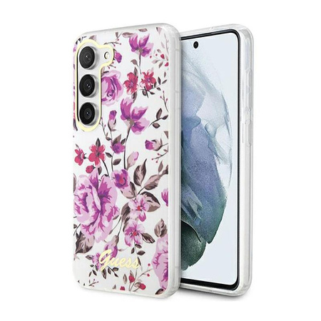 Guess Flower Collection - Samsung Galaxy S23+ Case (white)