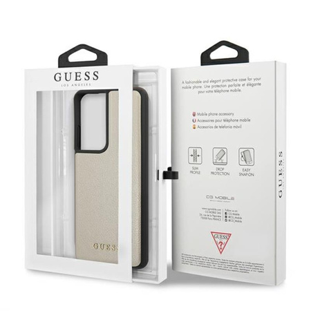 Guess Iridescent - Samsung Galaxy S21 Ultra tok (arany)