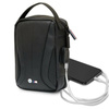 BMW Carbon&Perforated - Sacoche / Organisateur avec port USB externe (noir)