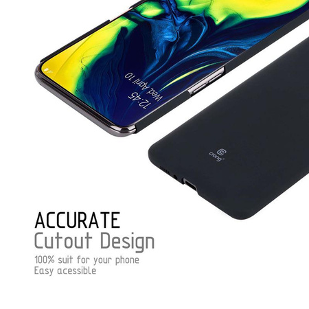 Crong Smooth Skin - Etui Samsung Galaxy A80 / A90 (czarny)