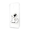 Karl Lagerfeld Choupette Fun Sunglasses - pouzdro pro iPhone 11 Pro (průhledné)