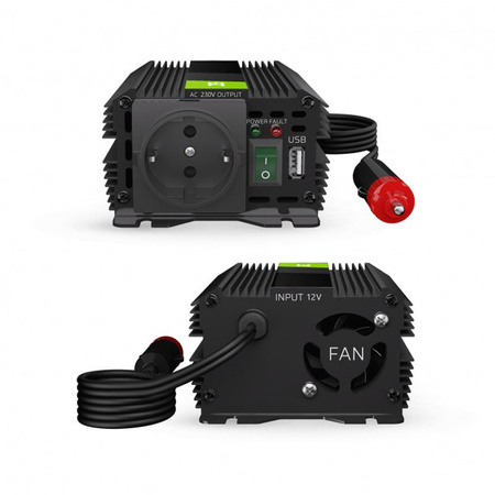 Green Cell - Onduleur PRO 12V à 230V 150W/300W Convertisseur de tension à onde sinusoïdale modifiée