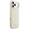 ETUI DO IPHONE 17 PRO MAX do MAGSAFE GUESS ORYGINALNE BEŻOWE SKÓRZANE MODNE