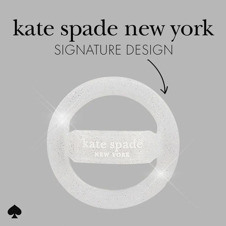 Kate Spade New York mágneses hurokmarkolat - MagSafe ujjtartó (The Sparkle Silver)