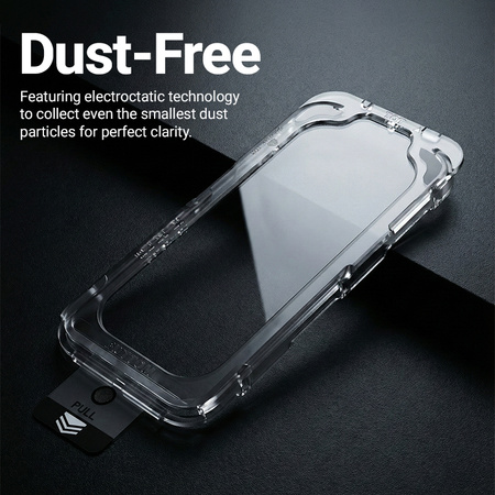 Crong EasyShield 2 db-os csomag - Edzett üveg iPhone 17 Pro Max / iPhone 16 Pro Max (2 darab)