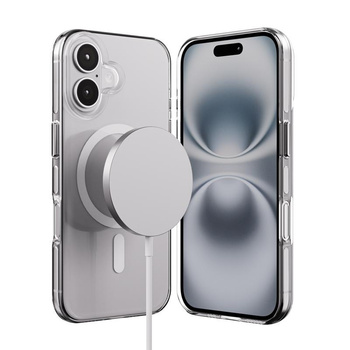 Crong Clear MAG Pro - iPhone 16 MagSafe Hülle (Transparent)