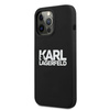 Karl Lagerfeld Silikon Stack Logo - iPhone 13 Pro Max Tasche (schwarz)
