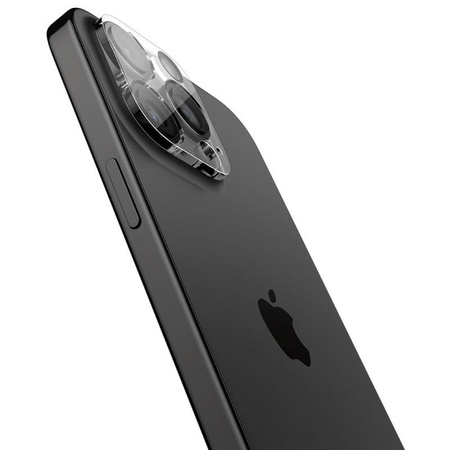 Spigen Optik.TR Camera Protector - Objektivschutzglas für iPhone 15 Pro / 15 Pro Max / iPhone 14 Pro / 14 Pro Max (2 Stück) (Transparent)