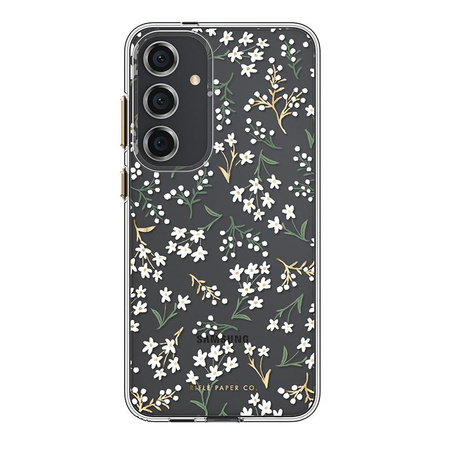 Rifle Paper Clear - Pouzdro pro Samsung Galaxy S24+ (Petite Fleurs)