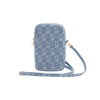 Guess Zip GCube Bottom Stripe - Torebka na telefon (niebieski)