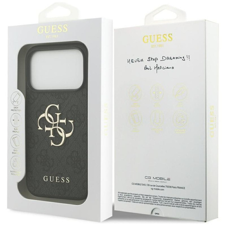 Guess 4G Big Logo - iPhone 17 Pro Case (black)