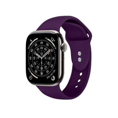 Crong Liquid - Strap for Apple Watch 44/45/46/49 mm (plum)