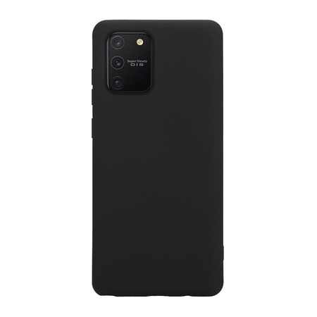 Barevný kryt Crong - pouzdro pro Samsung Galaxy S10 Lite (černé)