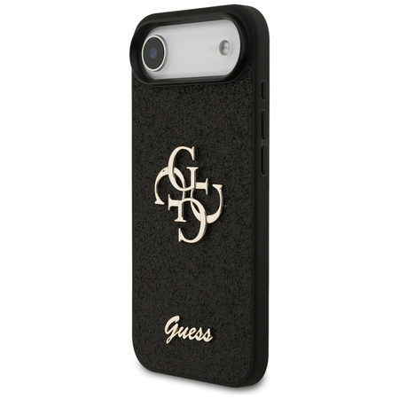 ETUI DO IPHONE AIR GUESS GLITTER ORYGINALNE CZARNE ELEGANCKIE MODNE CASE