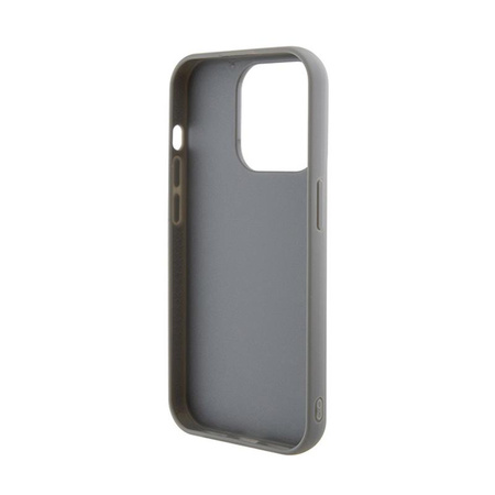 Guess Sequin Script Metal - Coque iPhone 15 Pro Max (argent)