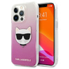Karl Lagerfeld Choupette Head - iPhone 13 Pro Max Case (pink)