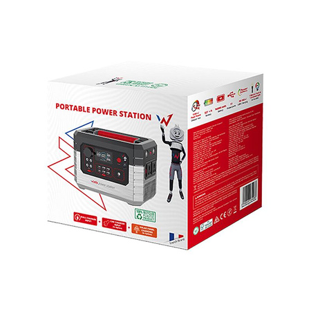 Wonder Wx1200 Power Station - přenosná napájecí stanice 600 W 168000 mAh (černá)