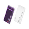 WEKOME WP-353 Vanguard Series - Banque d'alimentation 10000 mAh PD 20W + QC 22.5W (Violet / Transparent)