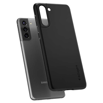 Spigen Thin Fit - Etui pour Samsung Galaxy S21 5G (Noir)