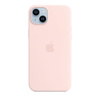 Apple Silicone Case - Silikonowe etui z MagSafe do iPhone 14 Plus (kredowy róż)