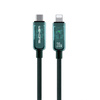 WEKOME WDC-181 Vanguard sorozat - USB-C Lightning Super Fast Charging PD 20W csatlakozókábel 1,2 m (zöld)