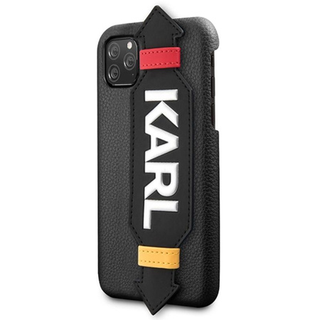 Karl Lagerfeld Case Strap - iPhone 11 Pro Case (black)