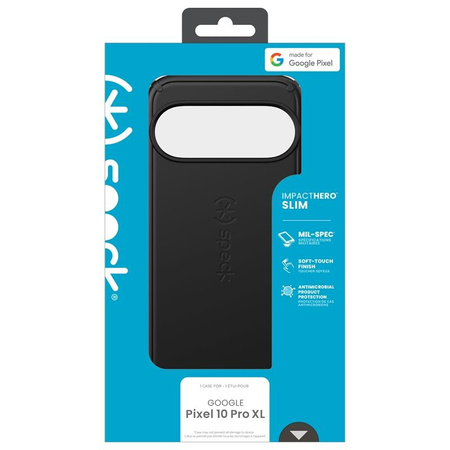 ETUI CZARNE DO GOOGLE PIXEL 10 PRO XL SPECK WYTRZYMAŁE ELEGANCKIE CASE
